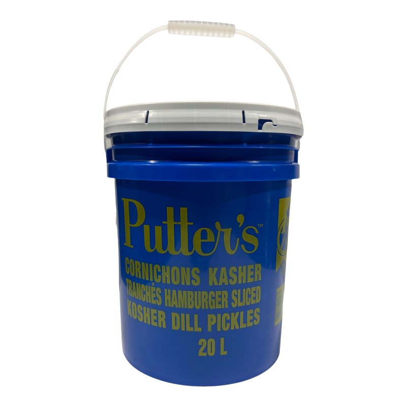 Kosher Hamburger Sliced Pickles - 20 L Pail