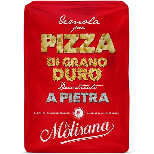 La Molisana - Durum Wheat Semolina Pizza Flour - 12 x 1 Kg