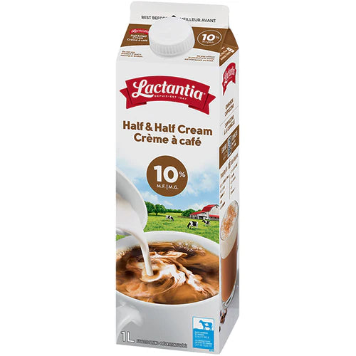 Lactantia -10% Half & Half Cream - 16 x 1 L