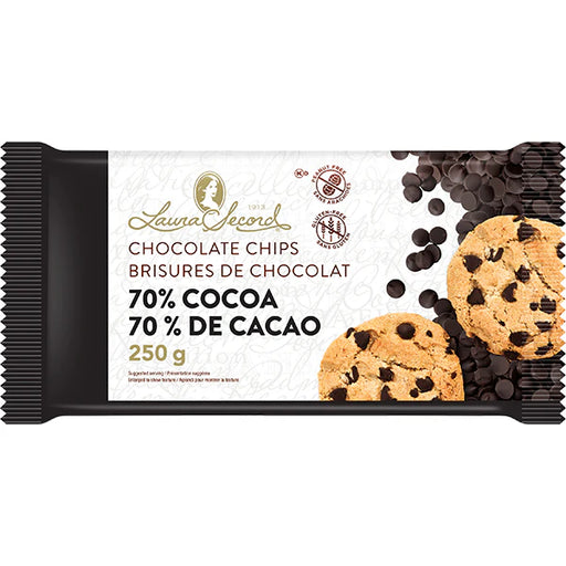 Laura Secord -70% Dark Chocolate Chips - 2 x 250 g