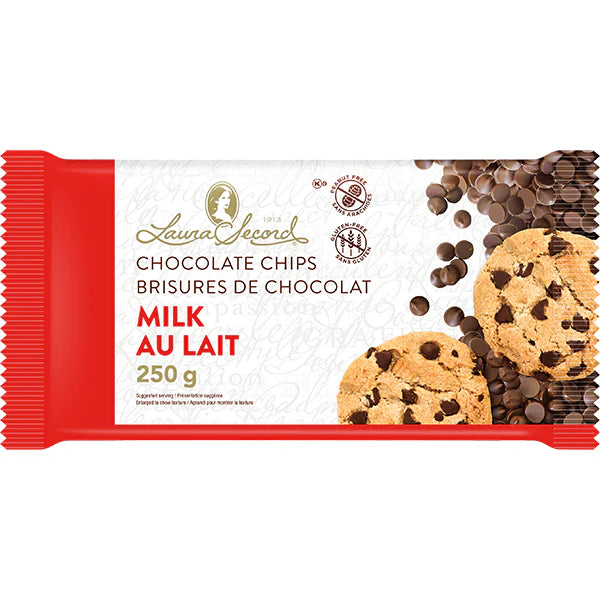 Laura Secord - Milk Chocolate Chips - 12 x 250 g