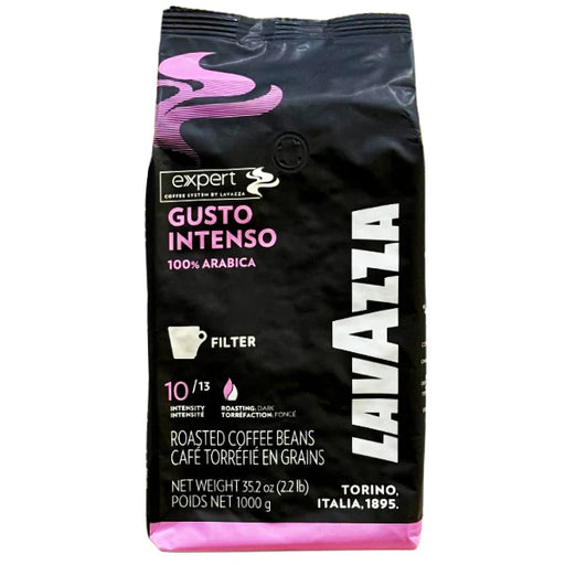Lavazza - Gusto Intenso Roasted Coffee Beans - 1Kg