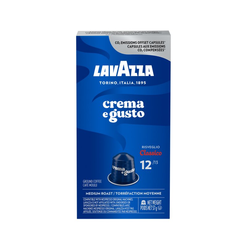 Lavazza Crema E Gusto Medium Roast Coffee Pods - Pack of 100