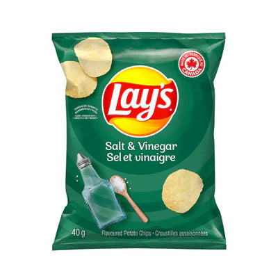 Lays Salt & Vinegar - 40 x 40g