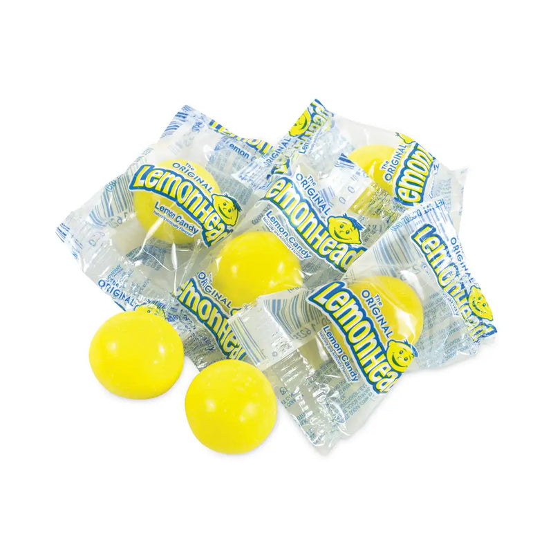 Lemonhead Original Lemon Candy 2.5 Lbs 150 Count Tub - Bulk Mart