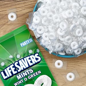 Life Savers Individually Wrapped Mints Wint O Green 1.16 kg