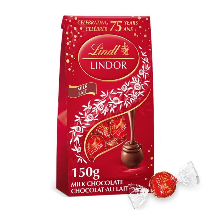 Lindt - Lindor Milk Chocolate Truffles Bags - 18 x 150g