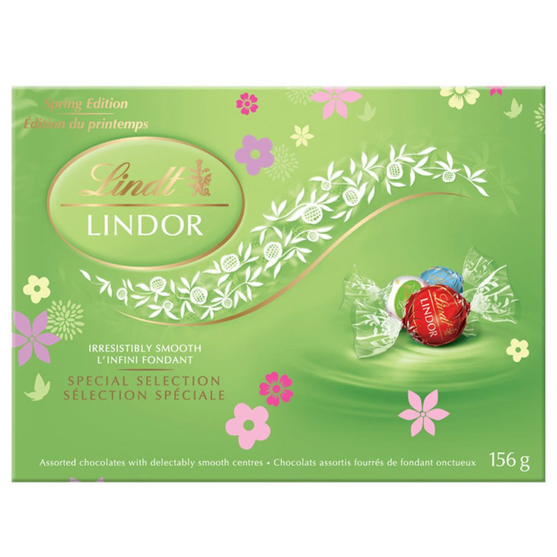 Lindt Spring Chocolate Lindt Lindor Spring Edition Assorted Chocolate Truffles Box 156g — Bulk ...