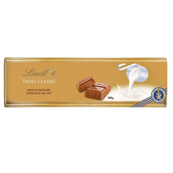Lindt - Swiss Classic Gold Milk Chocolate Bar - 300g