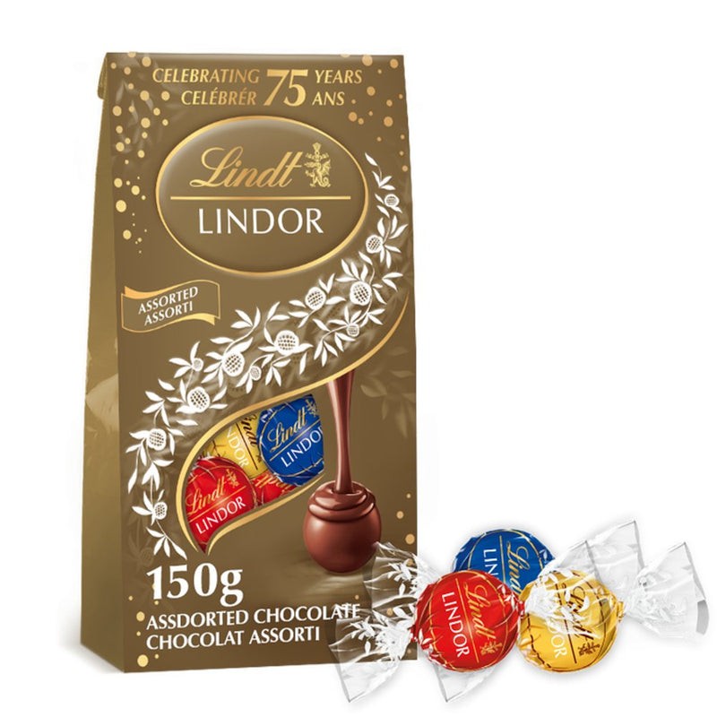 Lindt - Lindor Assorted Milk & Dark Chocolate Truffles Bag - 18 x 150g
