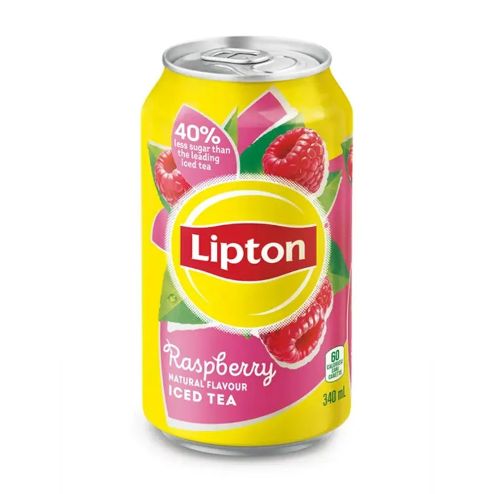 Lipton Raspberry Iced Tea 12 x 340 ml, Beverage Supplier Canada — Bulk Mart