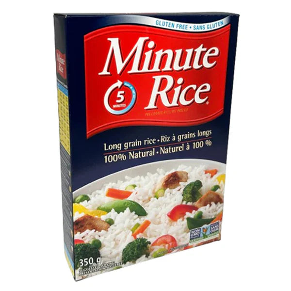Long Grain Instant White Rice Ready In 5 Minutes - 12 x 350g
