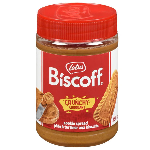 Lotus Biscoff - Crunchy Cookie Spread - 8 x 380 g