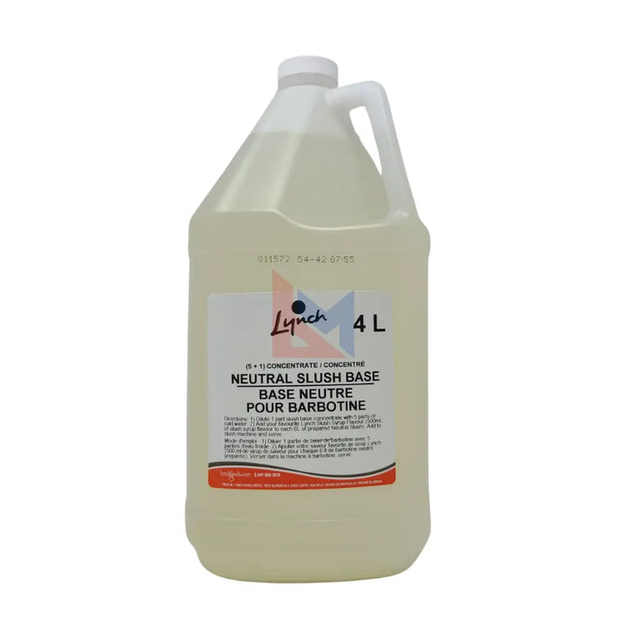 Lynch - Neutral Slush Base Syrup - 2 x 4 L