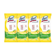 Lysol - Citrus Disinfecting Wipes Flat Pack - 4 x 84 Sheets