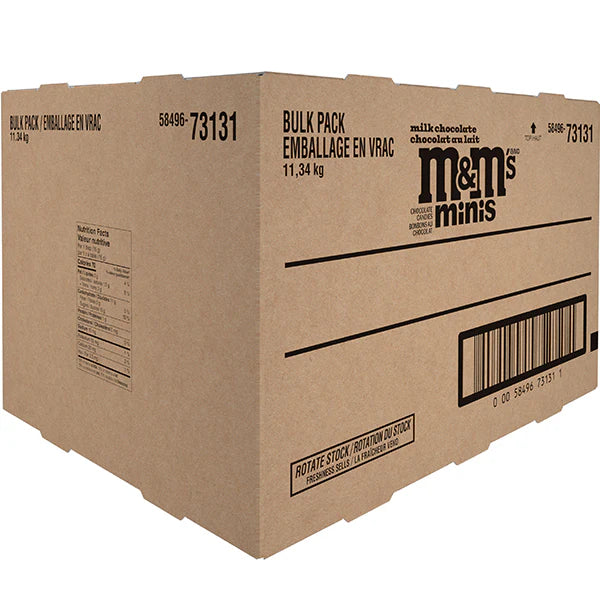 M&M's - Minis Milk Chocolate Bulk - 11.34 Kg