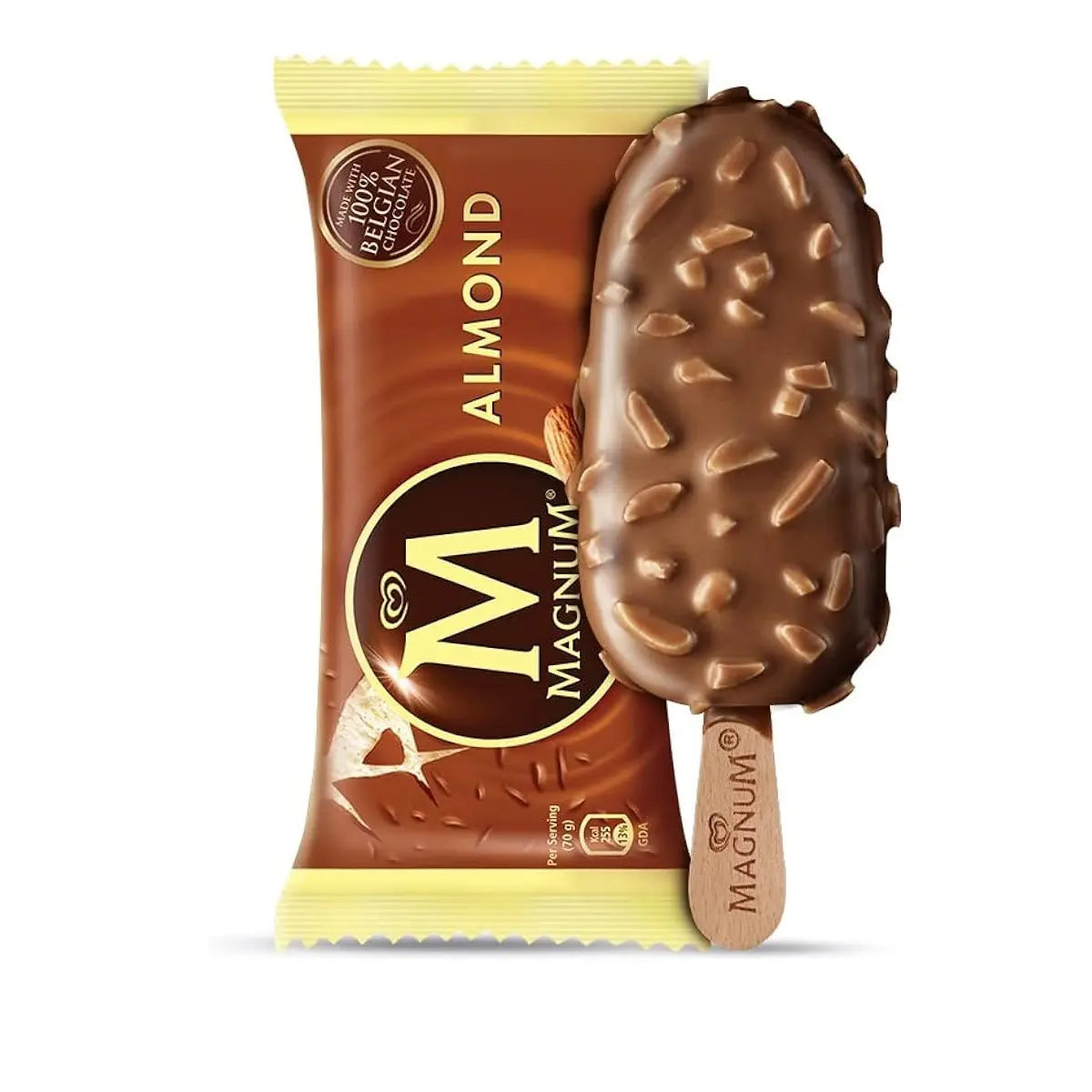 Magnum Almond Ice Cream Bars 12 x 100 ml, Wholesale Ice Cream Supplier ...