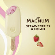 Magnum - Strawberry and Cream Ice Cream Bar - 12 x 100 ml