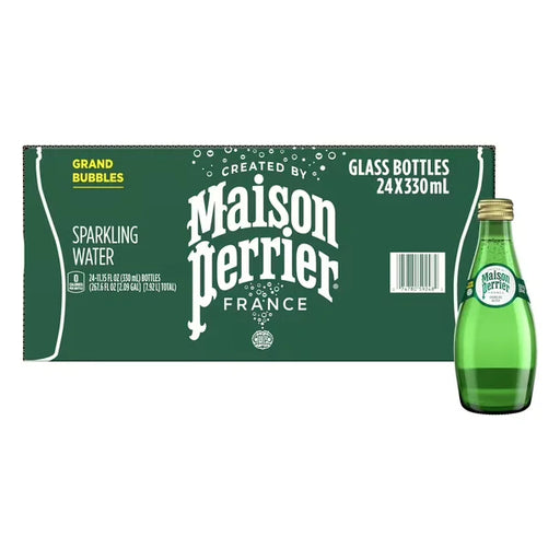 Maison Perrier - Carbonated Water Glass Bottle - 24 x 330 ml