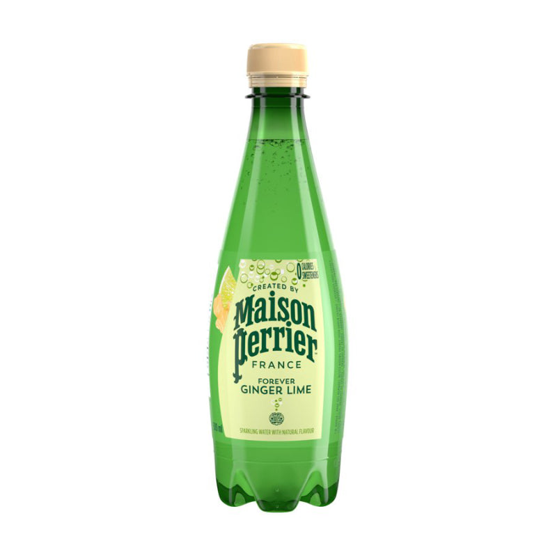 Maison Perrier - Sparkling Water Ginger Lime PET Bottle - 24 x 500 ml