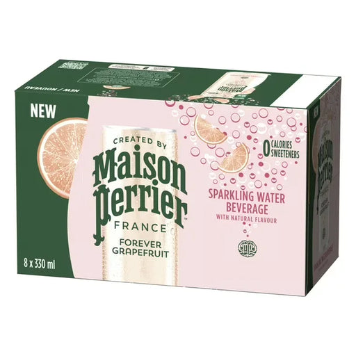 Maison Perrier - Grapefruit Sparkling Water Slim Cans - 24 x 330 ml