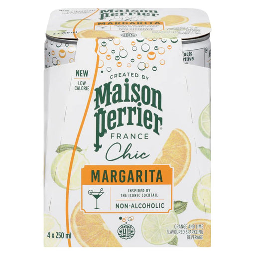 Maison Perrier Chic Margarita Non-Alcoholic Sparkling Beverage Cans - 24 x 250 ml
