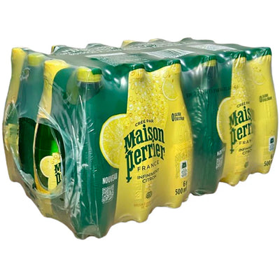 Maison Perrier Sparkling Water Forever Lemon PET Bottle - 24 x 500 ml
