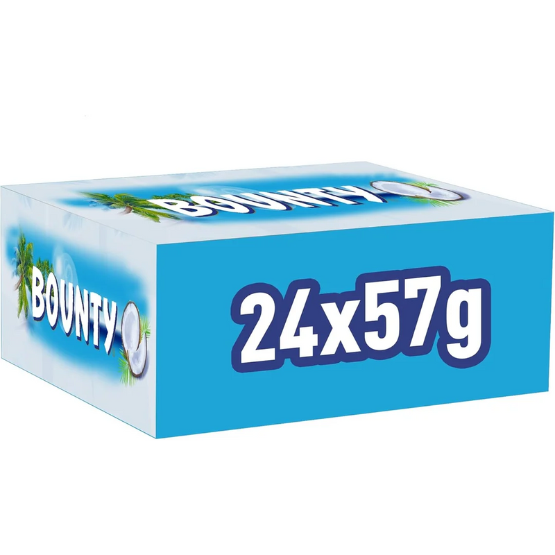 Mars - Bounty Milk Chocolate Covered Coconut Twin Bar - 24 x 57g