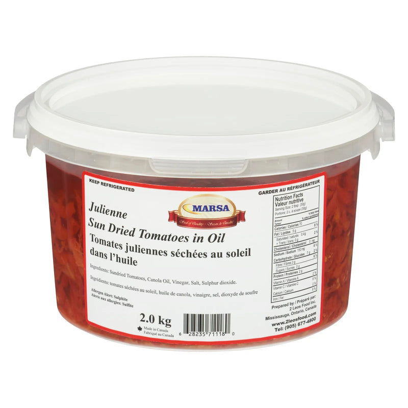 Marsa - Julienne Sundried Tomatoes In Oil - 2 Kg