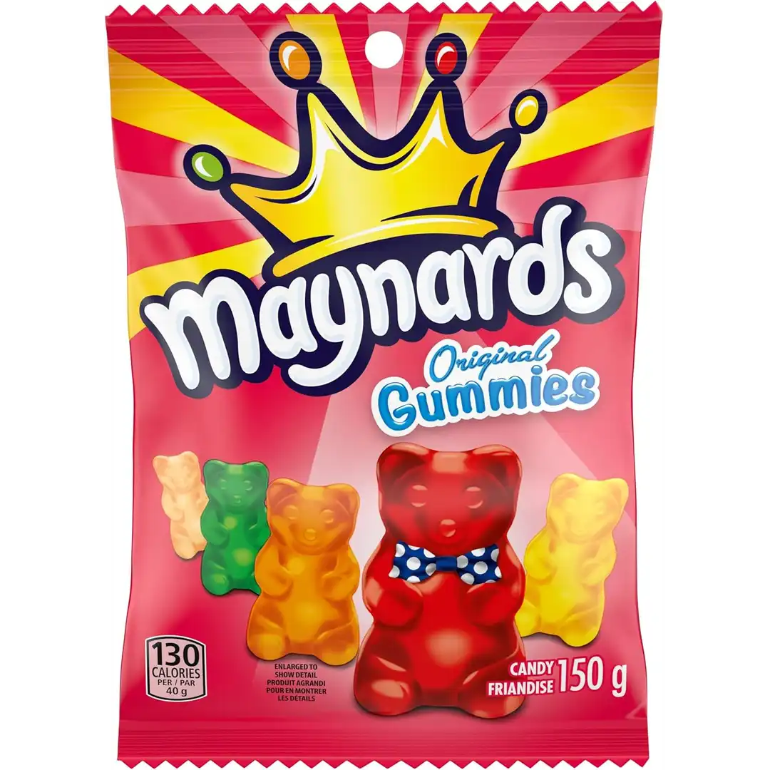 Maynards Original Gummies Gummy Candy 150g, Wholesale Candy Canada ...