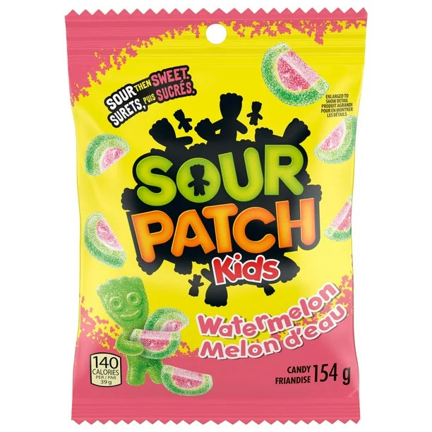 Maynards Sour Patch Kids Watermelon Gummy Candy 154g