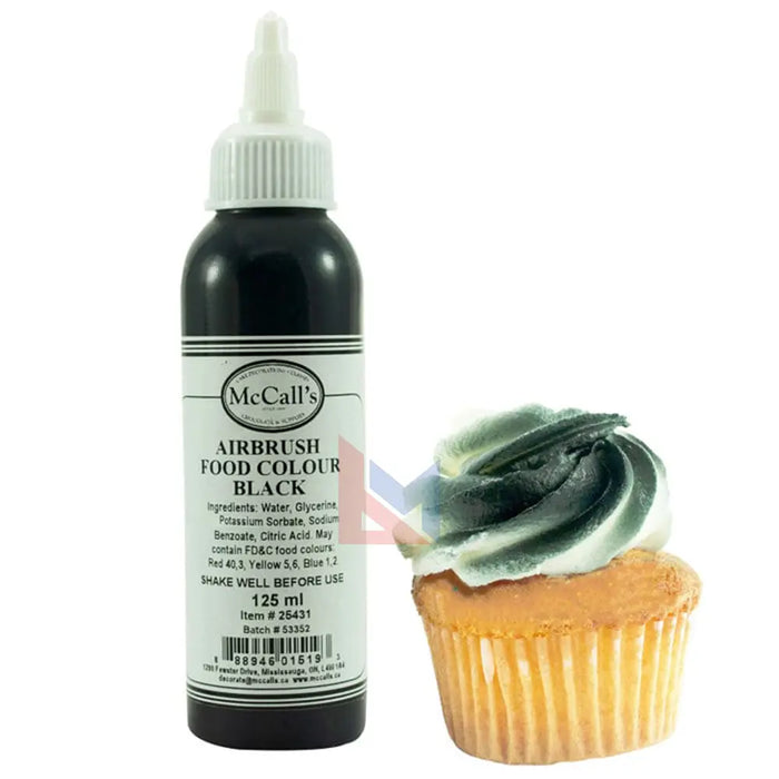 Mccall's - Airbrush Food Color Black - 250 ml