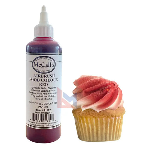 Mccall's - Airbrush Food Color Red - 250 ml