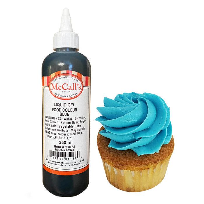 Mccall's - Blue Liquid gel Food Color - 250 ml