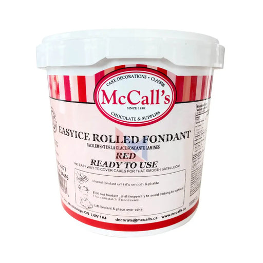 Mccall's - EasyIce Rolled Fondant Red Easy Roll - 1 Kg