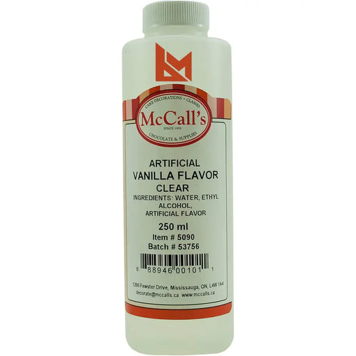 Mccall's Vanilla Flavor Clear 250ml