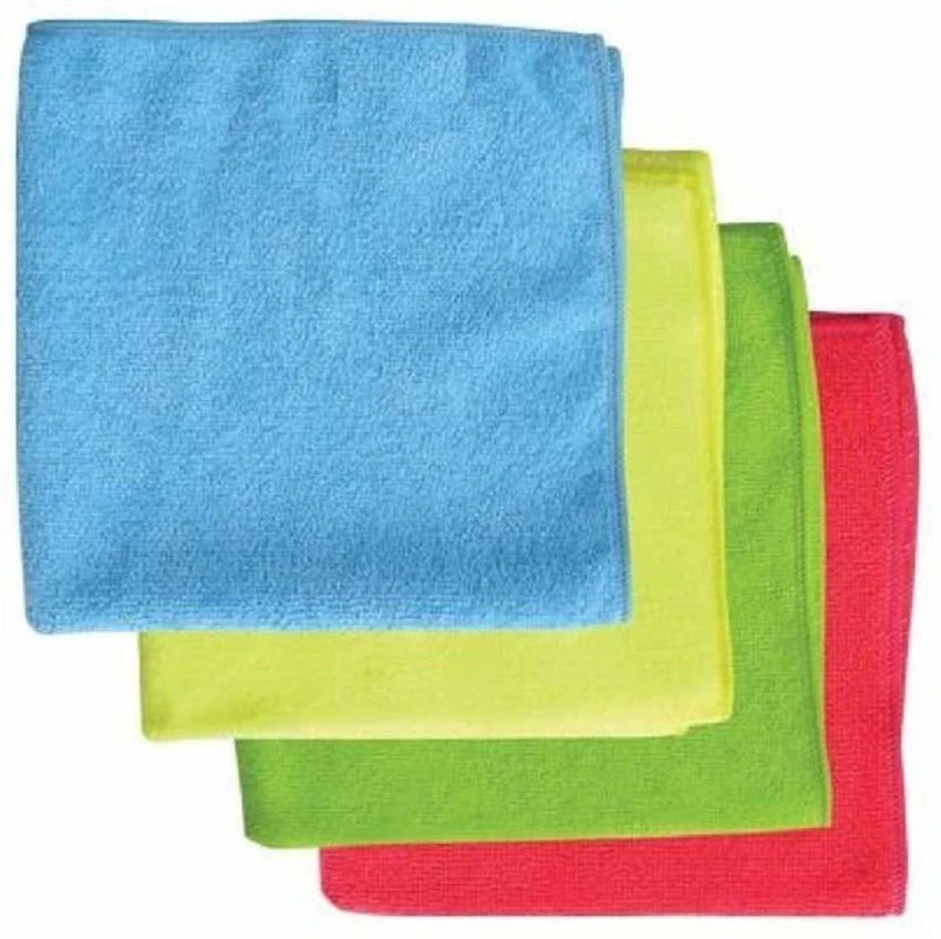 Microfiber Clothes 4 Colors 30 x 30 cm - 60 Pcs Cleaning Cloth — Bulk Mart