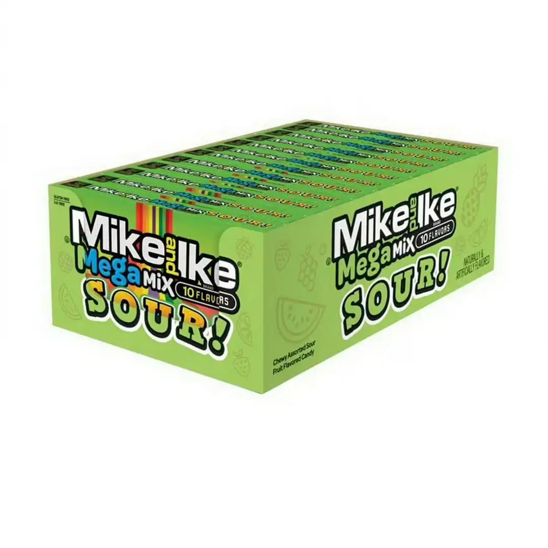 Mike and Ike Mega Mix Sour Theatre Box 5 Oz - 12 x 141g - Bulk Mart