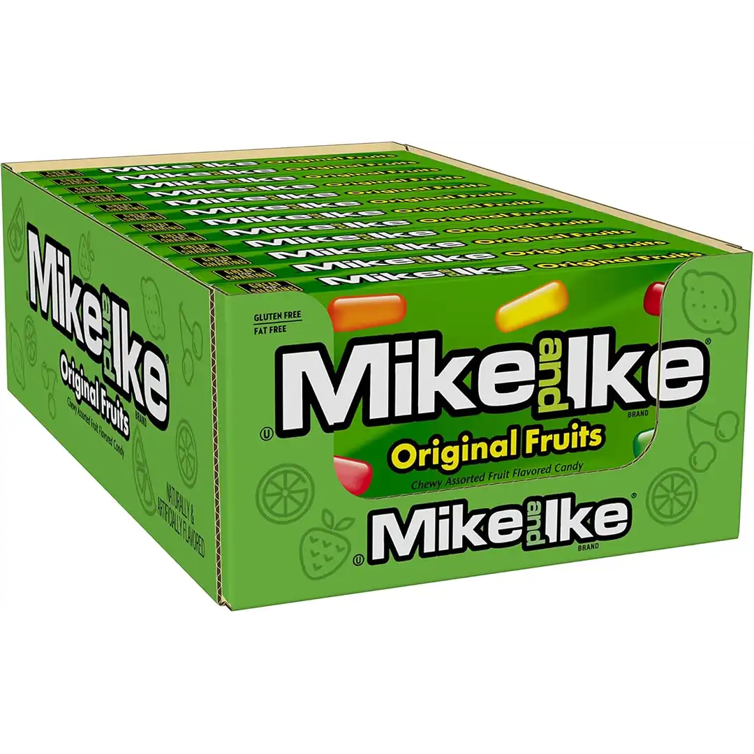 Mike and Ike Original Fruits Theatre Box 5 Oz - 12 x 141g - Bulk Mart
