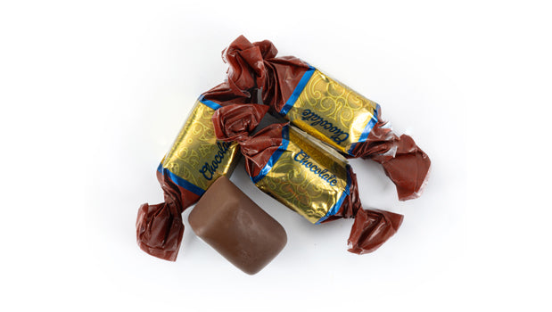 Milk Chocolate Covered Soft Toffee Bulk Chewy Caramel Candies - 6 Kg