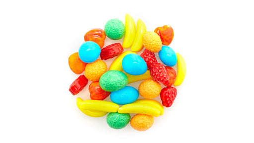Mini Fruit Mix Hard Candy Bulk Pressed Candy - 30 Lbs