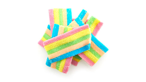 Mini Rainbow Belts Bulk Chewy Candy - 12 Kg