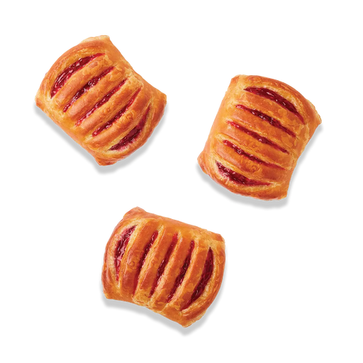 Mini Raspberry Danish 1.59 Oz Ready To Bake - 80 x 45 g