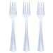 clear mini forks