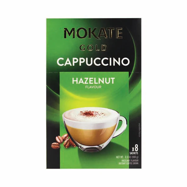 Mokate Gold - Cappuccino Hazelnut Flavour 8 Sachets - 100g