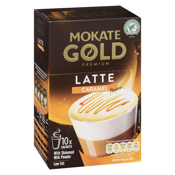 Mokate Gold - Premium Latte Caramel - 10 x 14g