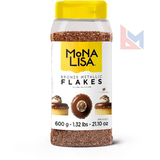 Mona Lisa - Bronze Metallic Shimmer Flakes - 4 x 600 g