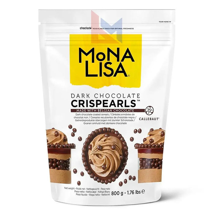 Mona Lisa - Crispearls Dark Chocolate - 4 x 800 g