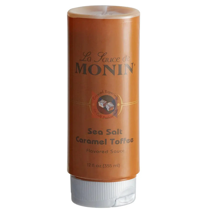 Monin - Sea Salt Caramel Toffee Sauce - 12 Oz