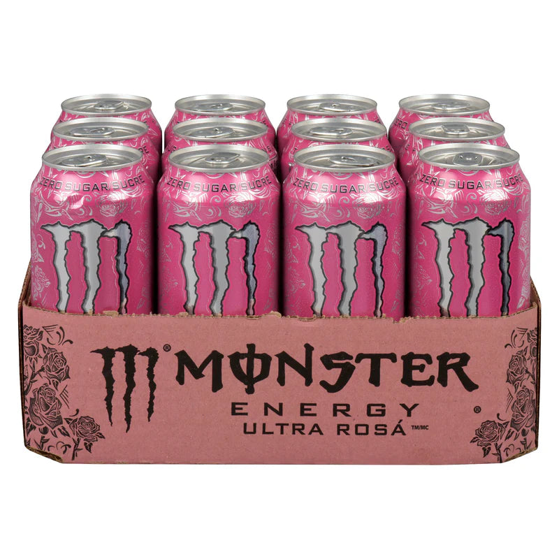 Monster Energy - Ultra Rosa - 12 x 473 ml